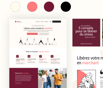 Refonte identité visuelle - Parler en Marchant