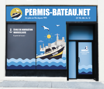 Permis bateau habillage